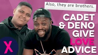 Cadet amp Deno Give Hilarious Relationship Advice To Their Fans  Capital Xtra [upl. by Eednahs]