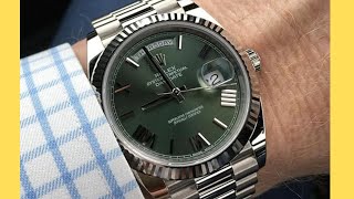 Rolex DayDate 40 President White Gold Watch [upl. by Nicholl]