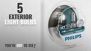 Top 10 Exterior Light Bulbs 2018 Philips 12972XVS2 XtremeVision Car Headlight Bulb H7 12V [upl. by Alderman]