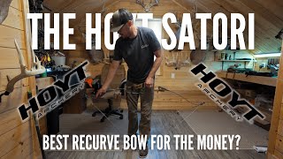 Hoyt Satori recurve bow unboxing and set up  Best recurve for the money  Traditional Bowhunting [upl. by Aicertap]