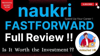 Naukricom Paid Services Review Is Naukri Fast Forward Services Worth the Investment [upl. by Wonacott]