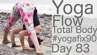 30 Minute Glowing Yoga Body Workout Vinyasa Flow Class Day 83 Yoga Fix 90 [upl. by Knarf964]