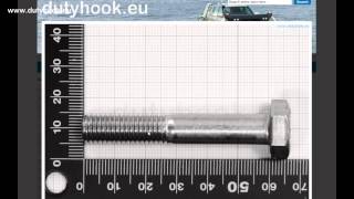 DIN 931 Partially Threaded Hexagon Cap Screw also ISO 4014 basics [upl. by Eirised922]