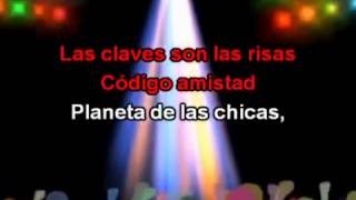 Violetta 2 Codigo amistad KARAOKE [upl. by Aerdno]