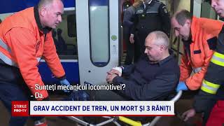 Cum sa produs gravul accident de tren din Gara Galați în urma căruia a murit o femeie [upl. by Asiuol]