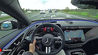 Yeni Mercedes E Serisi Test Sürüşü  TRde ilk Kez  E300 AMG [upl. by Jaehne]