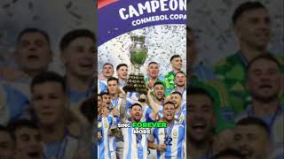 Argentina Copa America 2024 Champions Triumph copaamerica2024 argentina shorts [upl. by Leinad]