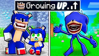 GROWING UP as a SHIN SONIC In Minecraft [upl. by Virgy]