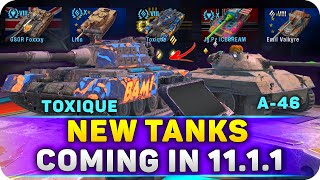 Hidden Tanks In 1111  WoT Blitz [upl. by Nagle]