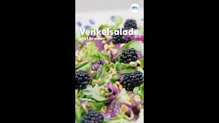 Venkelsalade met bramen en pecorino  Shorts  Allerhande [upl. by Sherard357]