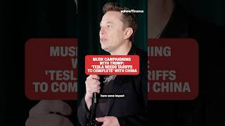 Musk campaigning with Trump ​‘⁠tesla needs tariffs to compete’ with China strategist says [upl. by Alameda]