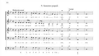 Michael Haydn  Responsoria in Coena Domini  9 Seniores populi Score video [upl. by Dj]