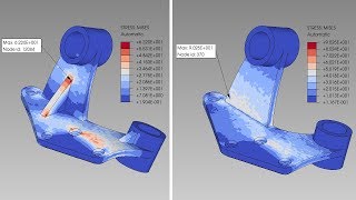 PrePoMax amp CalculiX  RemeshingUsing different geometry [upl. by Nayd112]