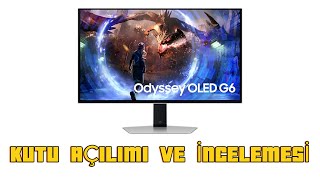 SAMSUNG 27quot ODYSSEY G6 003MsGTG 360Hz QHD OLED GAMING MONITOR DETAYLI İNCELEME [upl. by Siger]