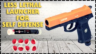 Scorpion 50 Cal Less Lethal Launcher For Self Defense [upl. by Tonina932]