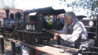 Firing up and running the DampRG K27 2 12 scale live steam model [upl. by Keavy]