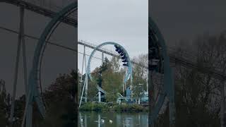 Shockwave  Drayton Manor  Intamin Stand Up Coaster  Last Stand On Shockwave [upl. by Elka]