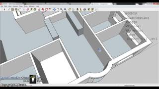 Sketchup Tutorial  Byg dit eget hus [upl. by Ydrah]