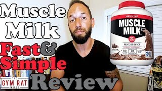 Muscle Milk  Most Popular Protein  Supplement Review [upl. by Leidba]