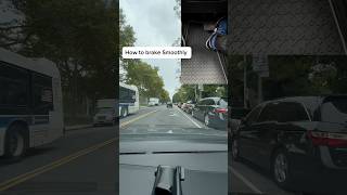 How to brake smoothly drivinglessons drivingadvice driving cars tips shorts youtubeshorts [upl. by Elden]