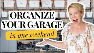 Garage Organization and Storage Ideas  Organizing Makeover [upl. by Brandise]