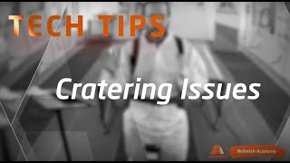 Tech Tips Cratering Issues [upl. by Penrose73]