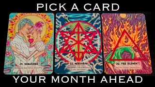 YOUR MONTH AHEAD  PICK A CARD TAROT READING ✨ [upl. by Igor478]