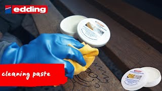 edding 8860 cleaning paste [upl. by Rebmat593]