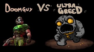 DoomGuy vs Ultra Greed in VR The Binding Of Isaac x Doom [upl. by Laryssa]