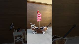 I MADE A PIRATE SHIP FOR THE WORLDS CUTEST PIRATE 🏴‍☠️ diycostume halloween2024 pirateship diy [upl. by Ventre]