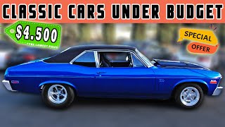 Legends Returned 20 CHEAP Classic Cars For Sale from Original Owners Today [upl. by Gnaig742]