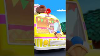 Roda Pada Truk Es Krim Lagu 3D Shorts Fun Trend wheelsontheicecreamtruck [upl. by Jea]