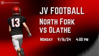 JV Football  NFHS vs Olathe  Mon 91624 4pm [upl. by Ahsenauj]