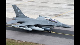 Se prepara la llegada del primer caza F16 a la Argentina [upl. by Acirretal]