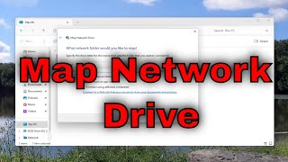 How To Map A Network Or Shared Drive In Windows 11 Guide [upl. by Milzie837]