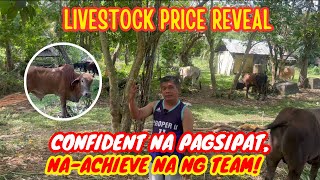 LIVESTOCK PRICE REVEAL  CONFIDENT NA PAGSIPAT NAACHIEVE NA NG TEAM  SOLLES G 🌸 [upl. by Nnaear]