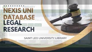 Nexis Uni Legal Research Tutorial [upl. by Scornik]