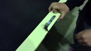 Lockwood 8654 Security Door amp Fly Screen Lock Installation [upl. by Kristianson]