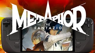 Metaphor ReFantazio Steam Deck  Full Game Performance [upl. by Gordan]