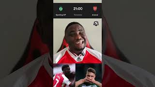 Sporting Lisbon vs Arsenal  MATCH preview Drop ur predictions [upl. by Sephira]