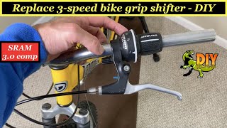 Replace SRAM grip shifter  Mountain bikeroad bike [upl. by Betsy]