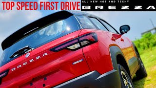 2022 Maruti Brezza Top Speed First Drive Review Unscripted  Truly Impressive [upl. by Georas918]