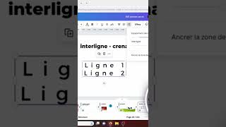 Linterligne sur Canva [upl. by Cyprio473]