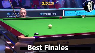 Dramatic Finales  2023 Snooker ShootOut R1 [upl. by Kcirddec848]