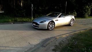 Aston Martin V8 Vantage Roadster Brutal acceleration quotHDquot [upl. by Cadal]