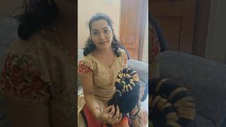 Classical dance hairstyle makeover shorthair traditionalhairstyle harikatrends [upl. by Diella]