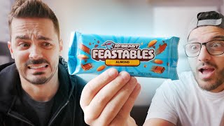 I tried MrBeasts NEW Feastable Bars [upl. by Asillim]