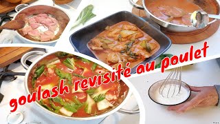 goulash revisité au poulet chou chinois sauce au curry [upl. by Enamrej416]