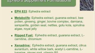 Pharmacodynamic Mechanisms Ephedra [upl. by Paget]