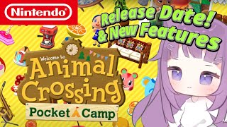 Reaction Nintendo Animal Crossing Pocket Camp Complete Release Date and Features [upl. by Nalorac]